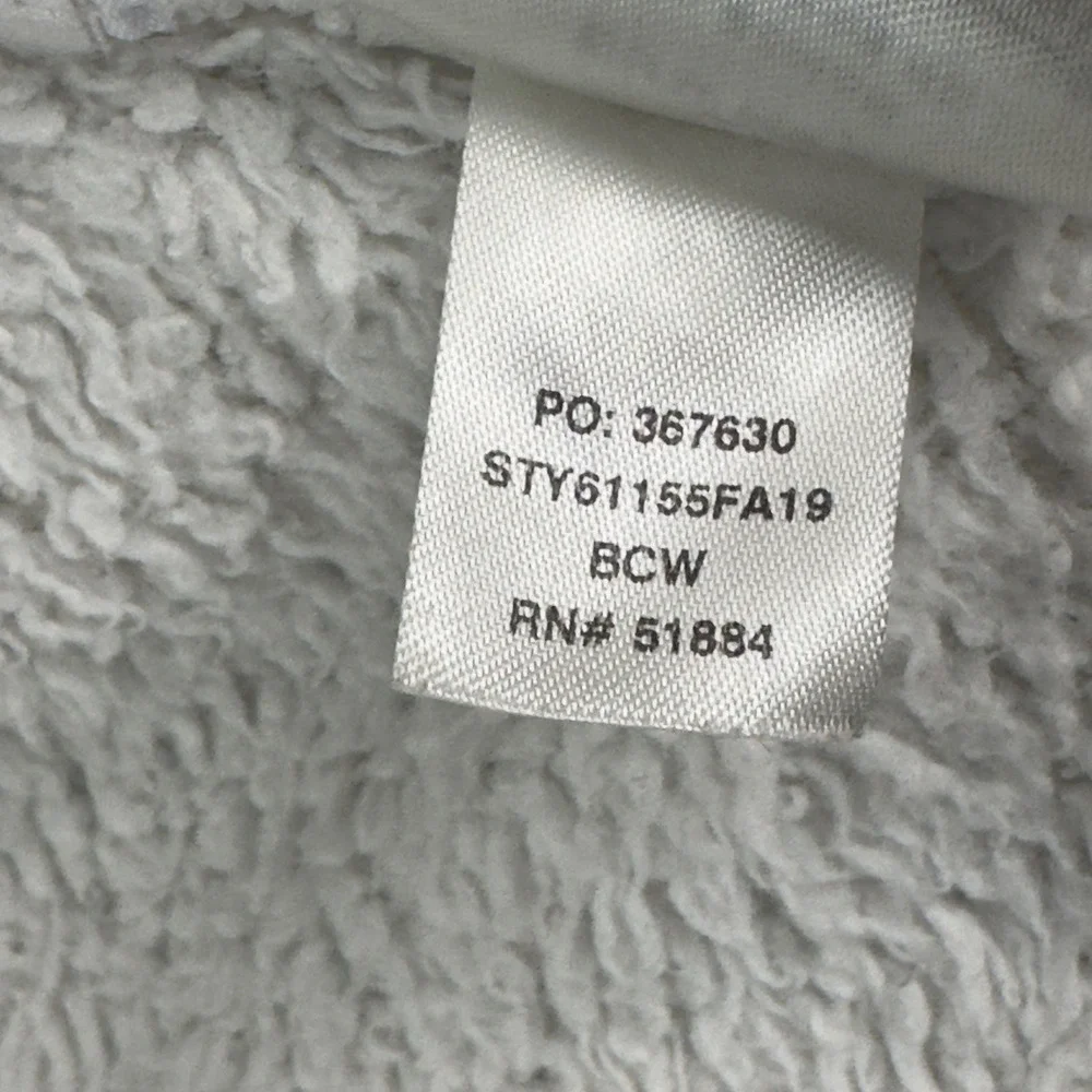 Patagonia Baby Hi‎ Loft Fleece Jacket 3T Hooded Bear Ears Cream Full Zip